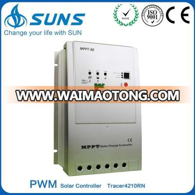 Timer and battery type selection 12v 24V 40A solar MPPT charge controller